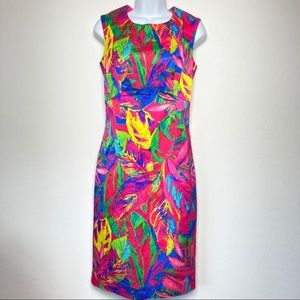 Milly Tropical Print Dress